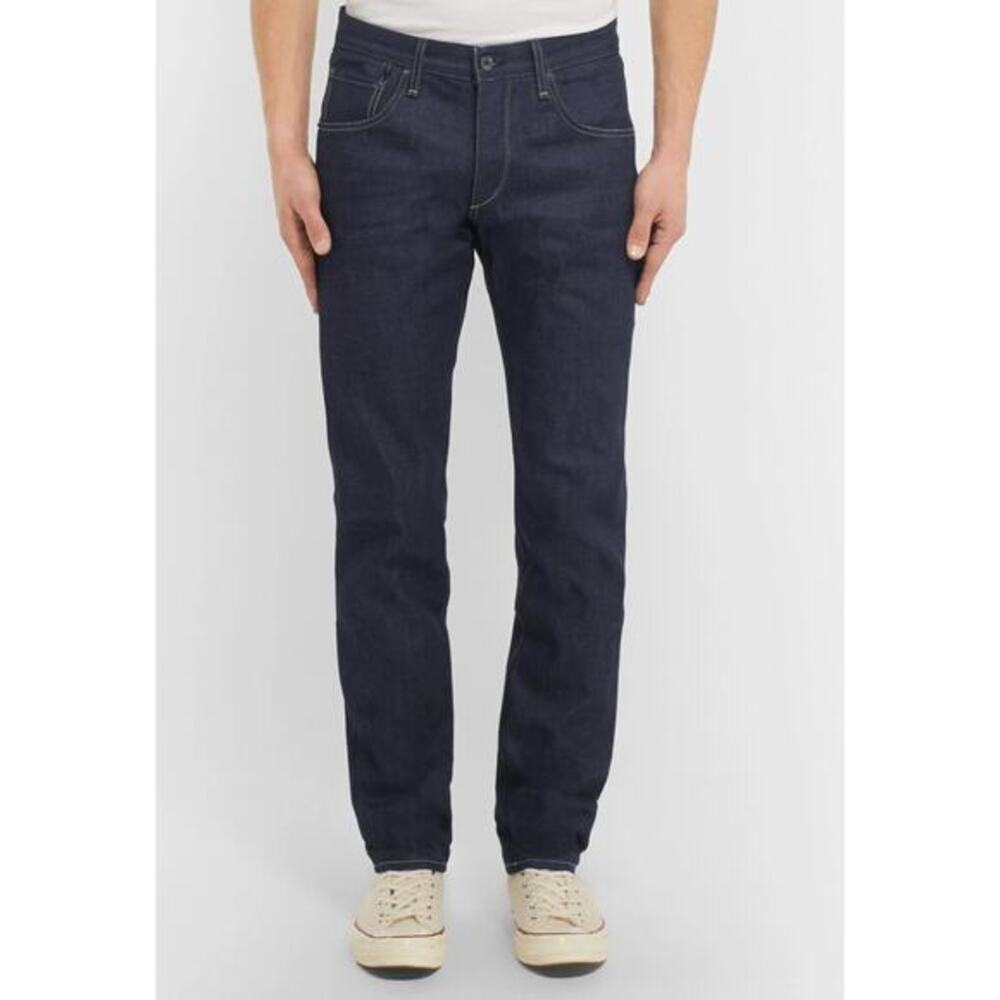 Rag & Bone 34 Fit 2 Slim Fit Raw Selvedge Denim Jeans